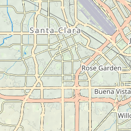 Map of the Santa Clara Valley Study Area