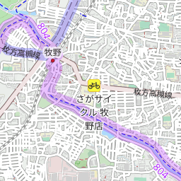 枚方市中部紹介マップ - uMap - Online map creator