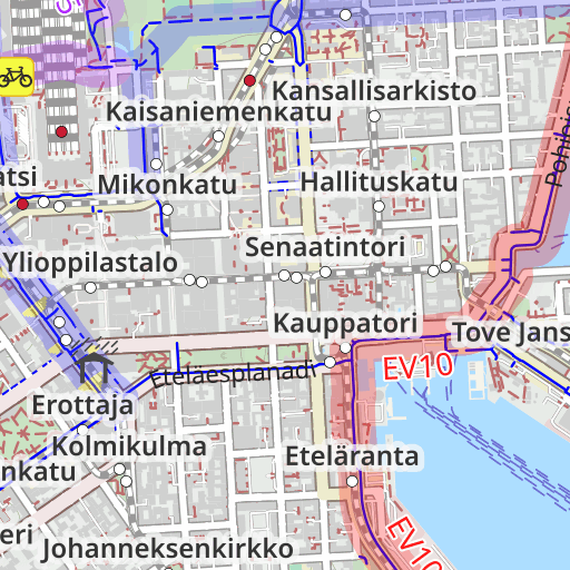 Helsinki Magyarország kerékpárút térkép